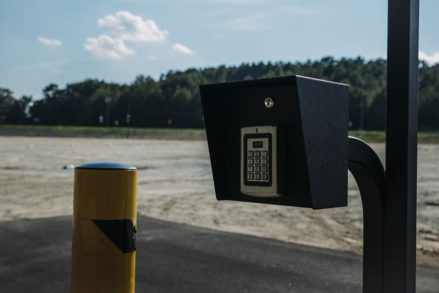 Gated keypad entry at Stanley Storage