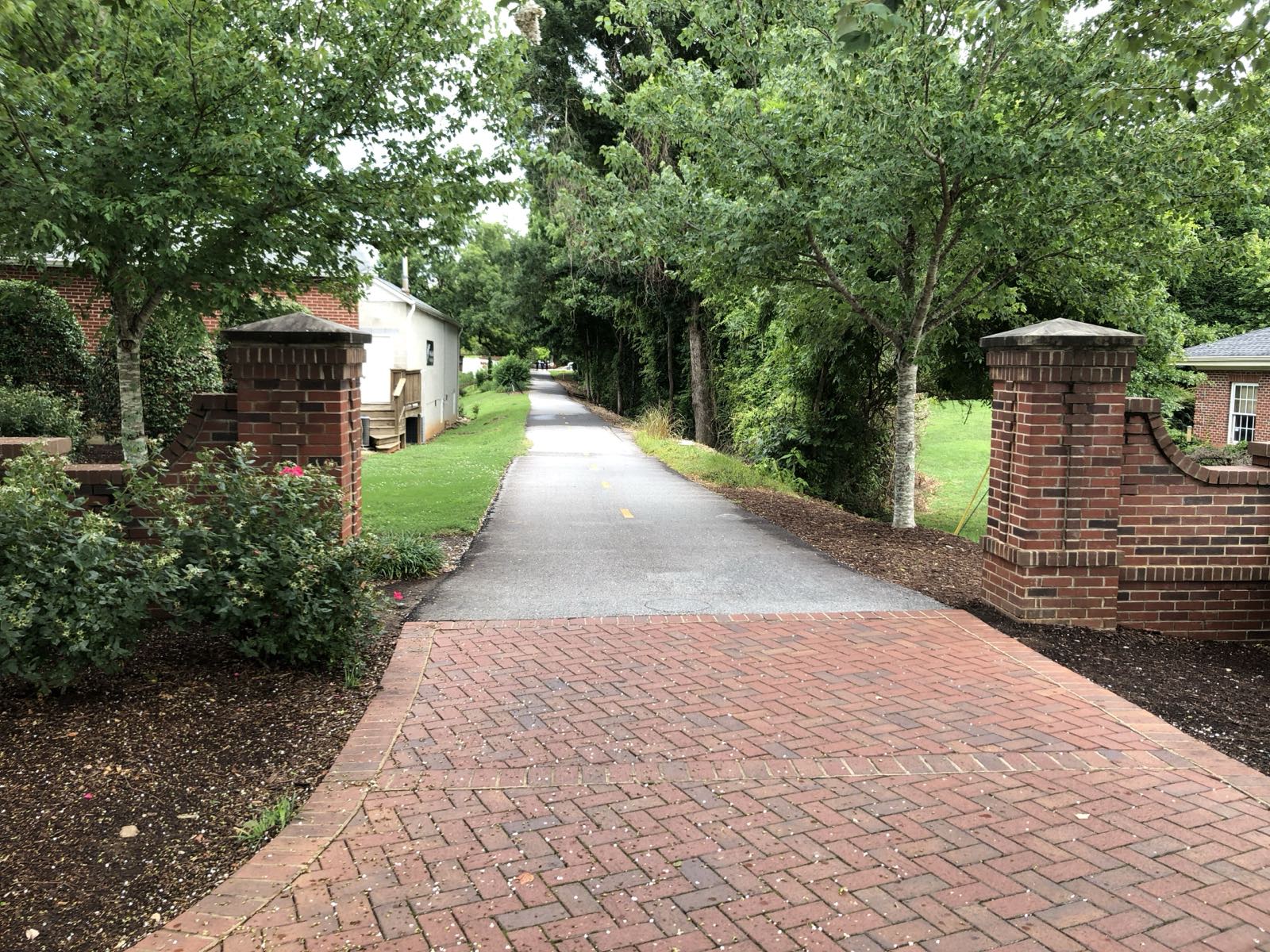 The Swamp Rabbit Trail near Travelers Rest, South Carolina