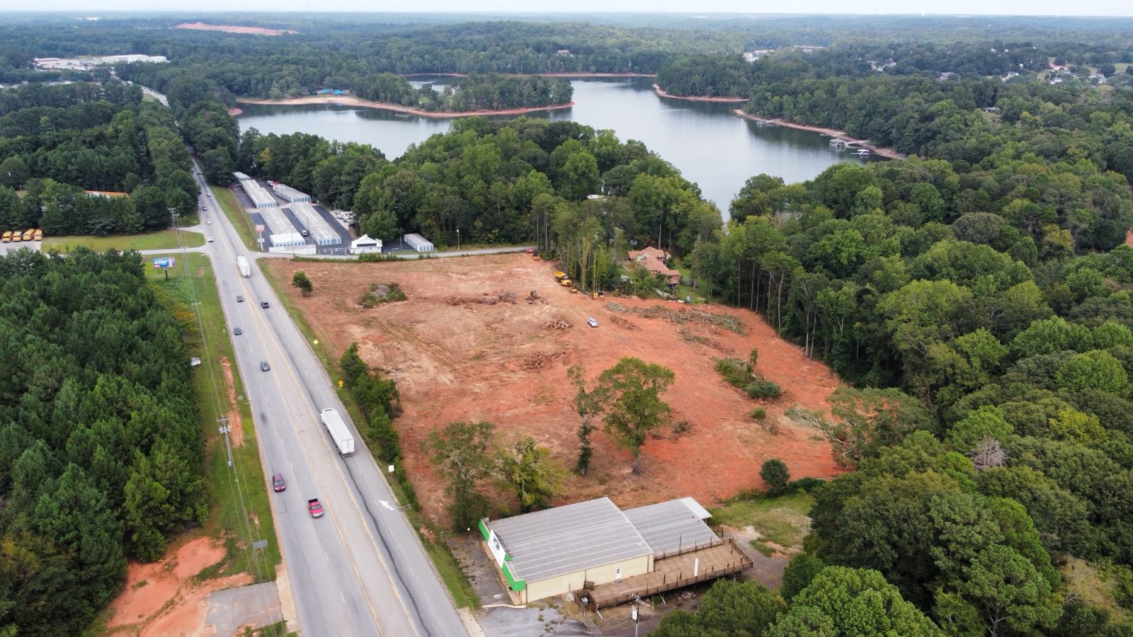 Seneca site after clearing, Oconee County
